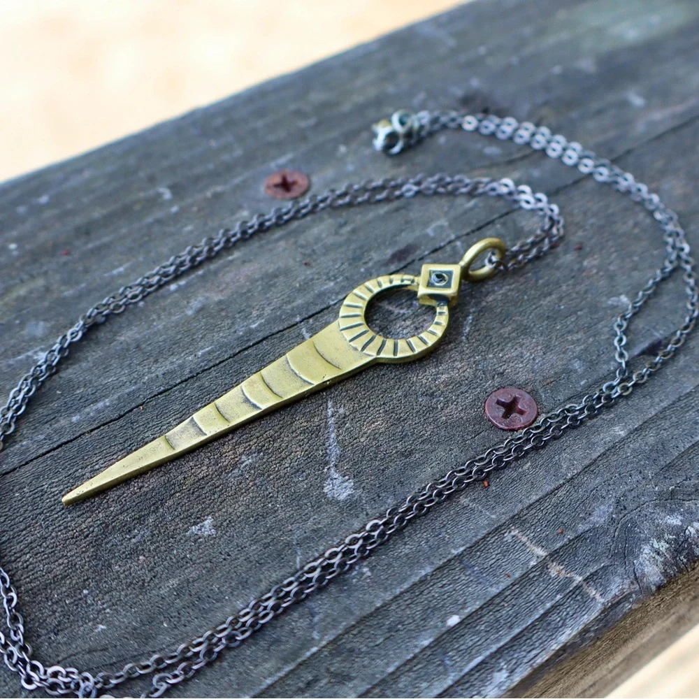 Vintage Spike Statement Necklace - Picture 4 of 6